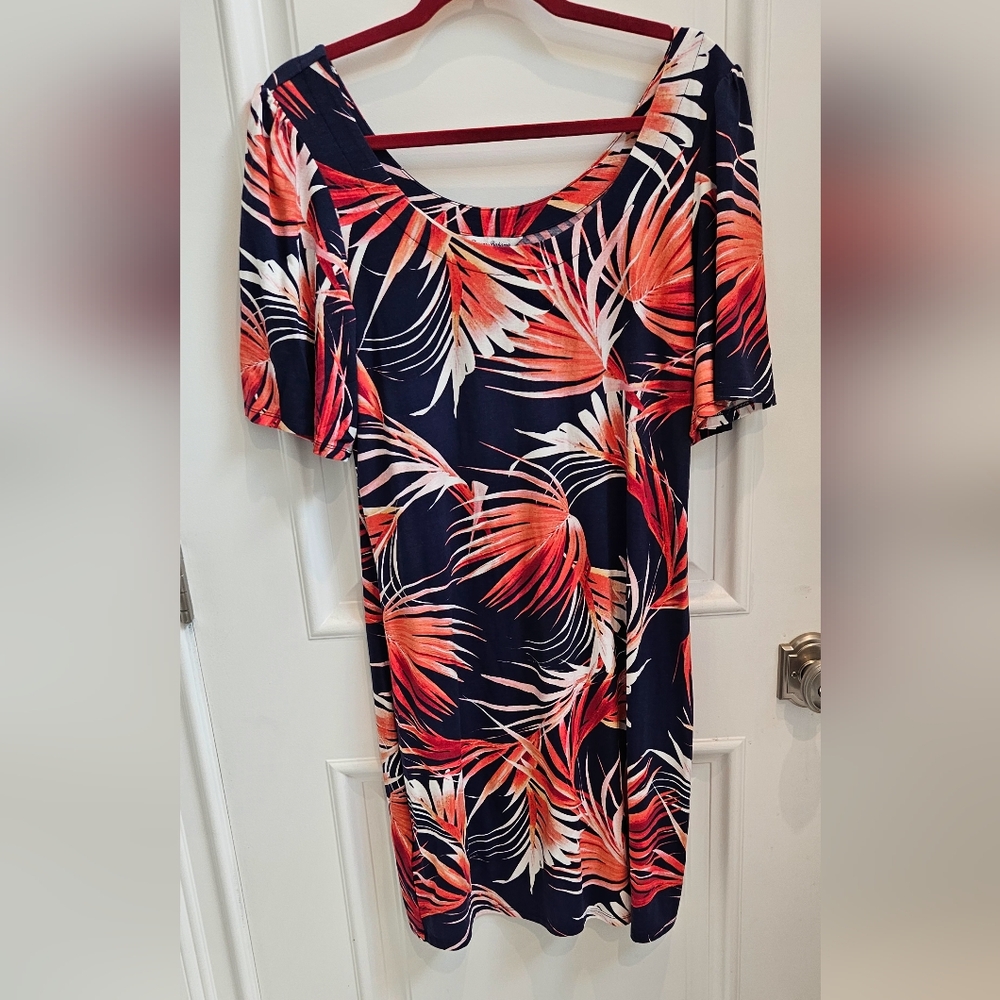 Tommy Bahama Tropical Print Dress Medium‎